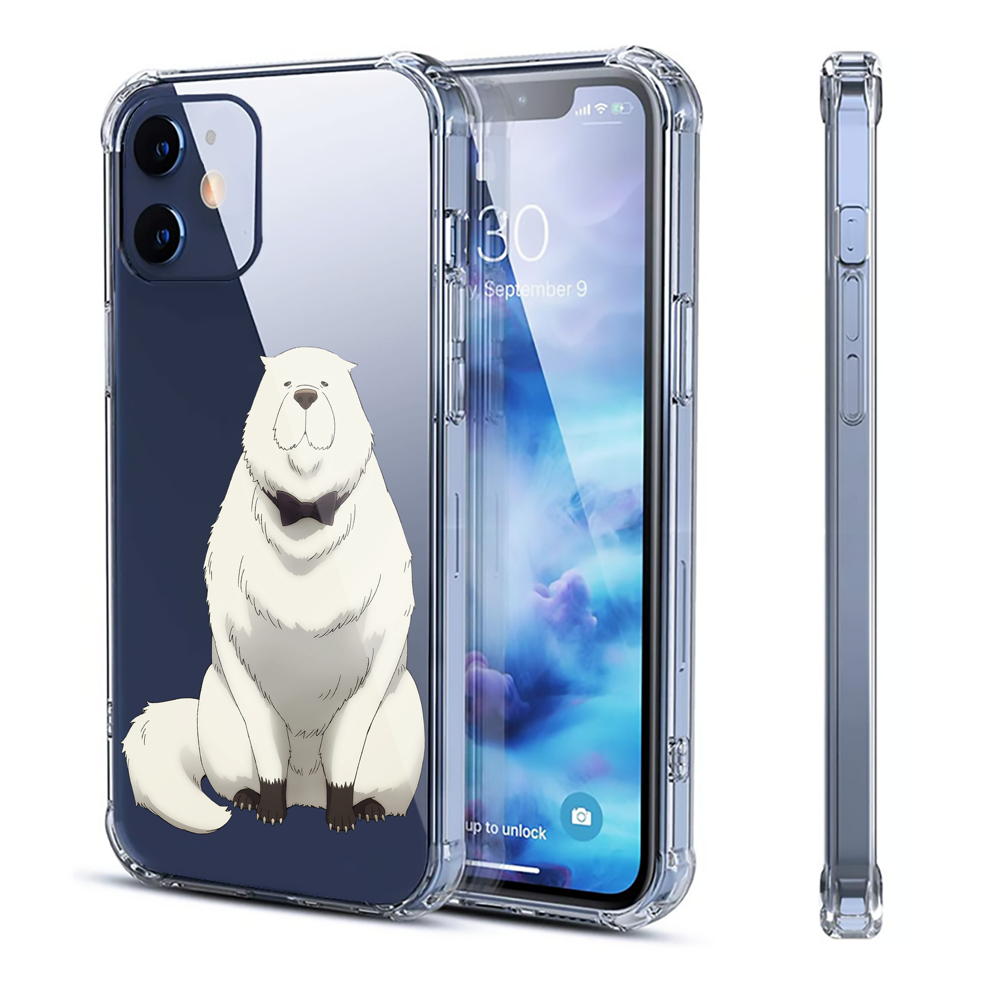 （画像用） SPY×FAMILY间谍家家酒 【iPhone 12シリーズ対応】透明スマホケース（クリアソフトケース）